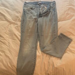 Size 10/30, Light wash jeans